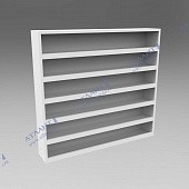 Витрина для лаков подвесная с бортиками ВЛП-3