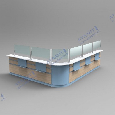 Стойки регистратуры СРПС-1 сборка